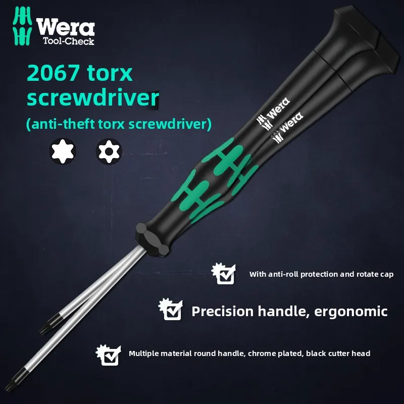 German Wera 2067 TORX Screwdriver Precision Set T1T2T3 Imported for Watches Phones
German Wera 2067 TORX Screwdriver Precision Set T1T2T3 Imported for Watches Phones