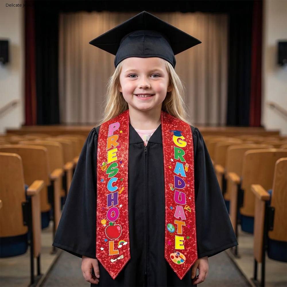 Glitter Preschool Graduate Sash Shiny Decorative Ceremonial Shoulder Strap Soft Lightweight Graduation Party Strap
Glitter Preschool Graduate Sash Shiny Decorative Ceremonial Shoulder Strap Soft Lightweight Graduation Party Strap