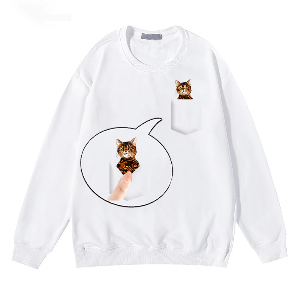 CLOOCL Funny Animals Sweatshirts Middle Finger Tabby Cat Printed Pullovers Unisex Sportswear Male Female Polyester Streetwear
CLOOCL Funny Animals Sweatshirts Middle Finger Tabby Cat Printed Pullovers Unisex Sportswear Male Female Polyester Streetwear