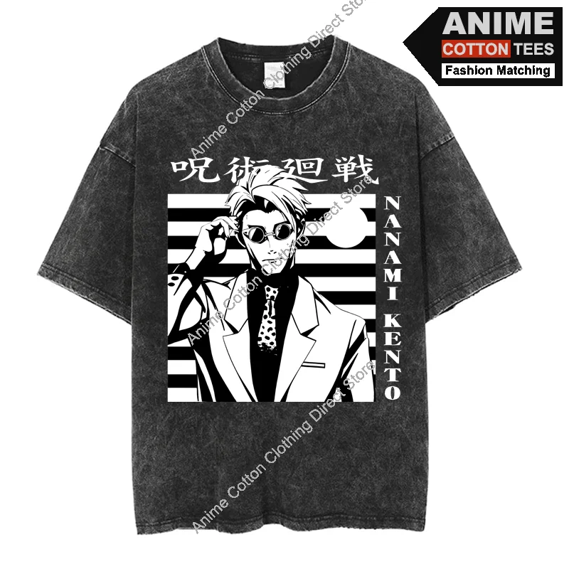 Salaryman Nanami Kento T-shirt Anime Print T Shirt Y2k Hip Hop Street Casual Unisex Oversized Loose Tees Black Retro Cotton Tops
Salaryman Nanami Kento T-shirt Anime Print T Shirt Y2k Hip Hop Street Casual Unisex Oversized Loose Tees Black Retro Cotton Tops