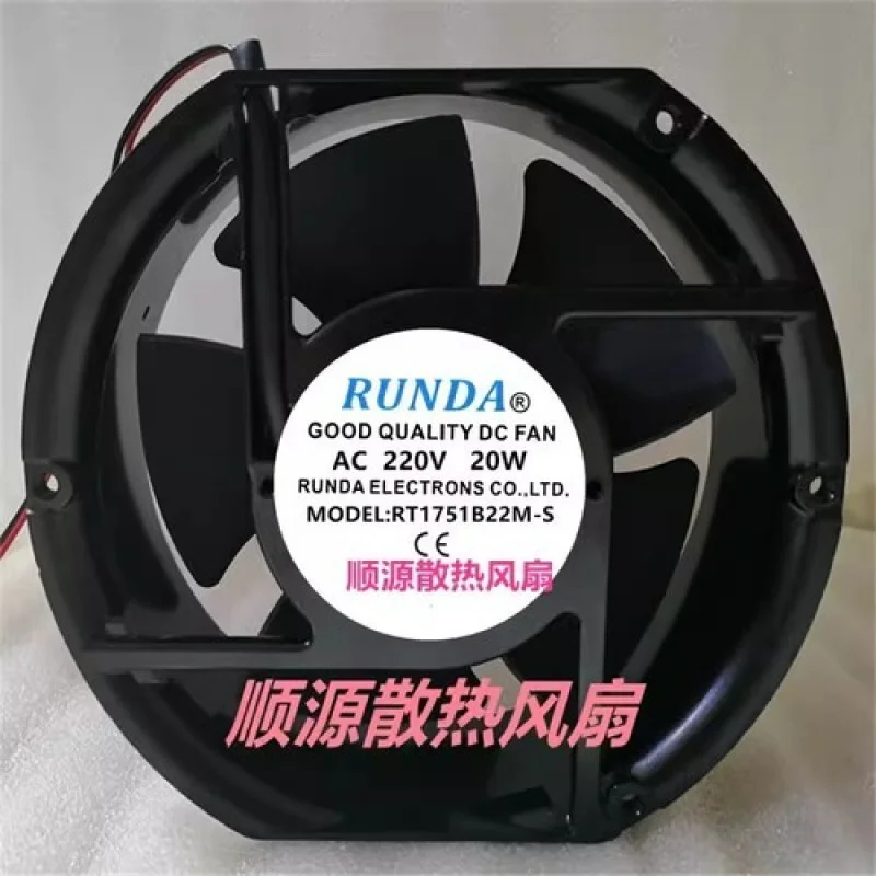 C for RUNDA RT1751B22M-S AC220V 20W Cooling Fan
C for RUNDA RT1751B22M-S AC220V 20W Cooling Fan
