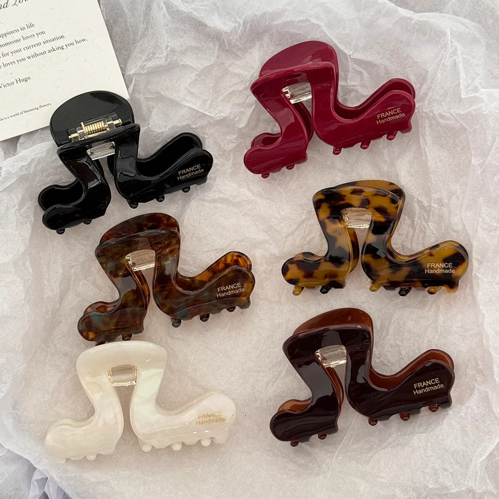 New Retro Korean Acetate Hair Claw Large Crab Hair Clips Shark Clip Simple Hairpin Fashion Hair Accessories for Woman Girls
New Retro Korean Acetate Hair Claw Large Crab Hair Clips Shark Clip Simple Hairpin Fashion Hair Accessories for Woman Girls