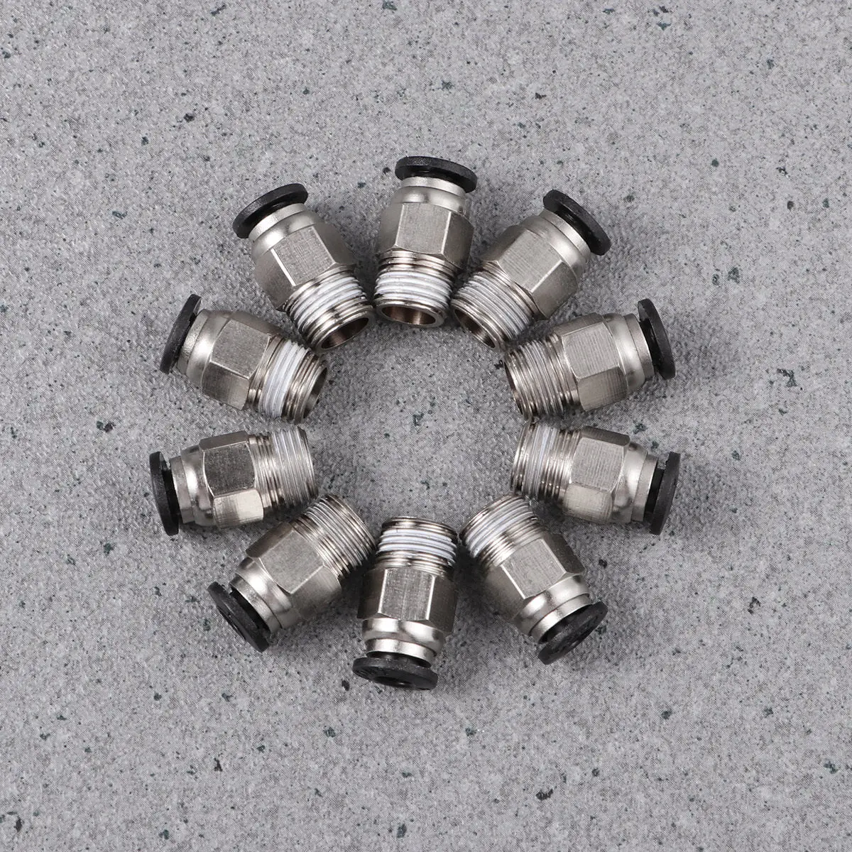10Pcs 3D Printer Ptfe Tube Connectors Male Straight Pneumatic Fitting Pc4-M10 Easy Push Lock Tube Fitting for Extruder
10Pcs 3D Printer Ptfe Tube Connectors Male Straight Pneumatic Fitting Pc4-M10 Easy Push Lock Tube Fitting for Extruder