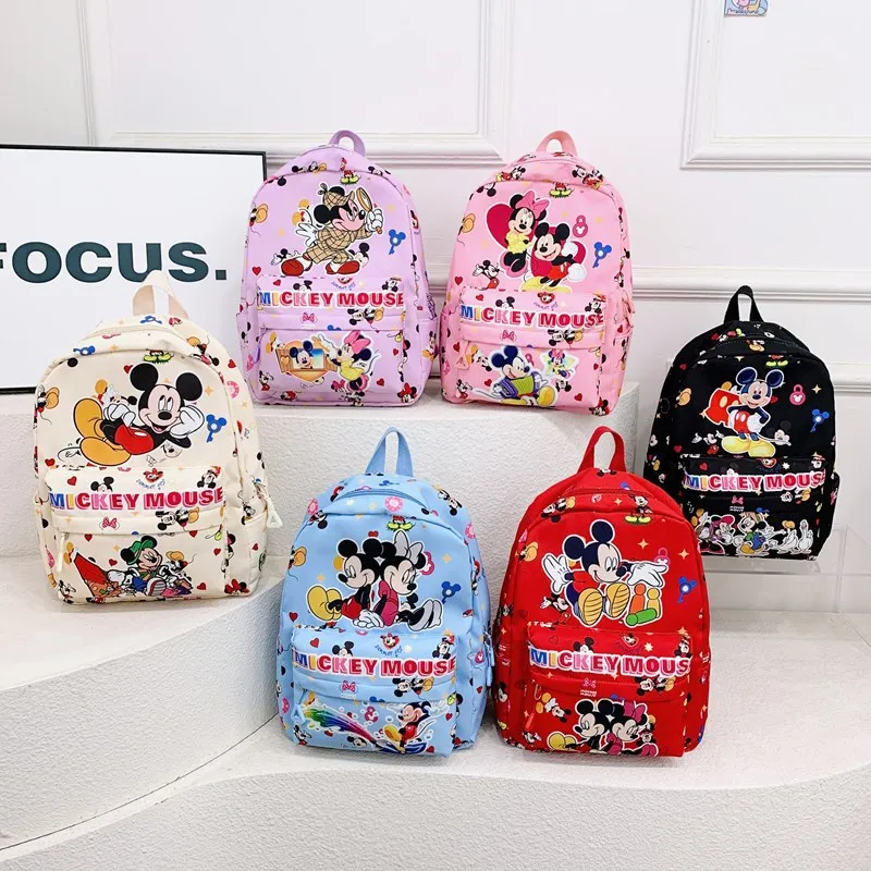 Disney Minnie New children Backpack baby Nylon Light boy girl Cartoon handbag Mickey Mouse Kindergarten Mini Fashion Schoolbag
Disney Minnie New children Backpack baby Nylon Light boy girl Cartoon handbag Mickey Mouse Kindergarten Mini Fashion Schoolbag