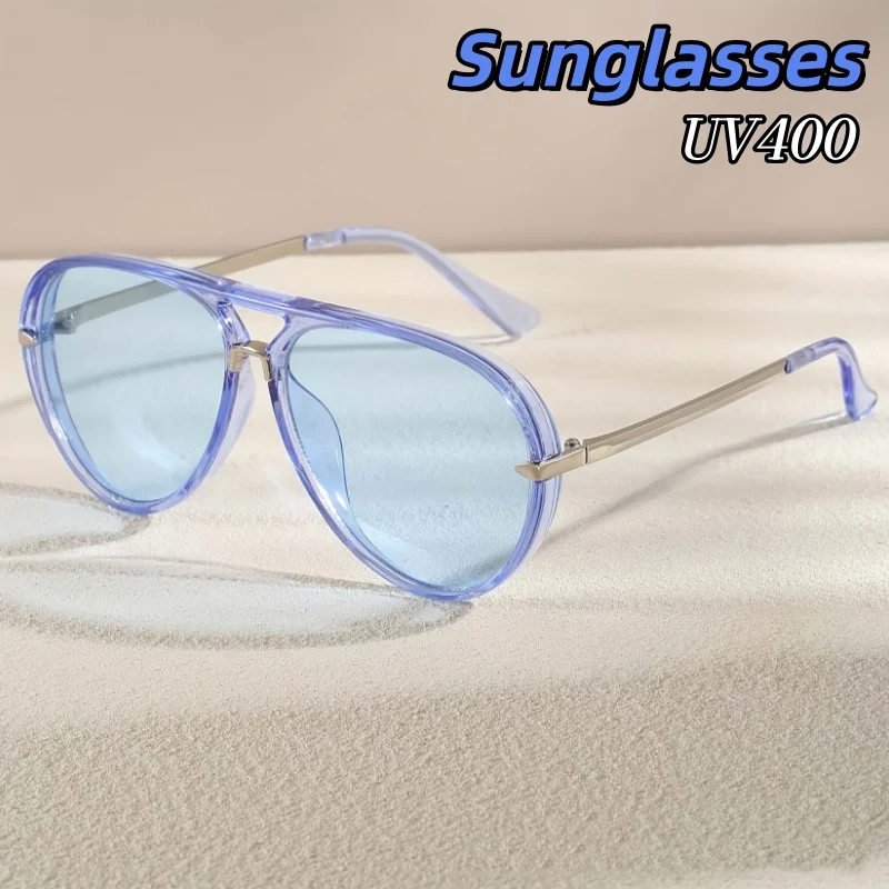 Универсальные модные солнцезащитные очки в крупной оправе, стильные ретро-очки для мужчин и женщин, для выступлений на сцене и вечеринок
Универсальные модные солнцезащитные очки в крупной оправе, стильные ретро-очки для мужчин и женщин, для выступлений на сцене и вечеринок