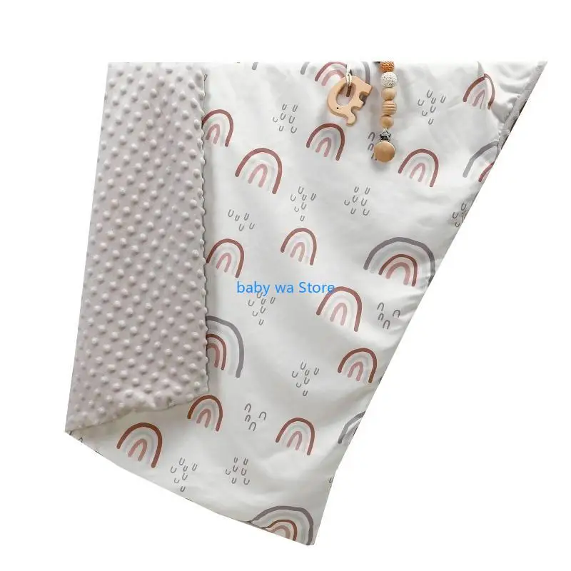 Baby Blanket Warm Swaddling Wrap Winter Autumn Quilt with Dotted Backing Blanket 4XBD
Baby Blanket Warm Swaddling Wrap Winter Autumn Quilt with Dotted Backing Blanket 4XBD