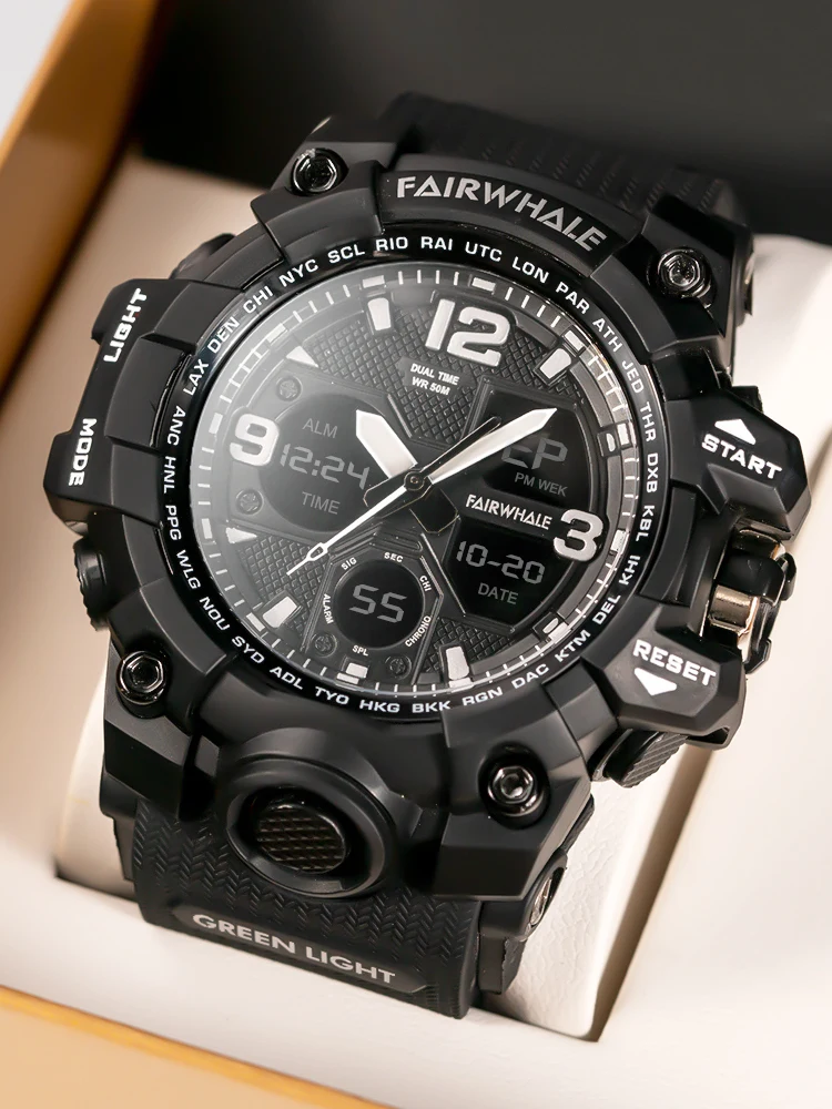 Mark Fairwhale 2023 New Electronic Watch Unisex Sports Trend Fashion Brand Waterproof Luminous Electronic Watch 4230
Mark Fairwhale 2023 New Electronic Watch Unisex Sports Trend Fashion Brand Waterproof Luminous Electronic Watch 4230