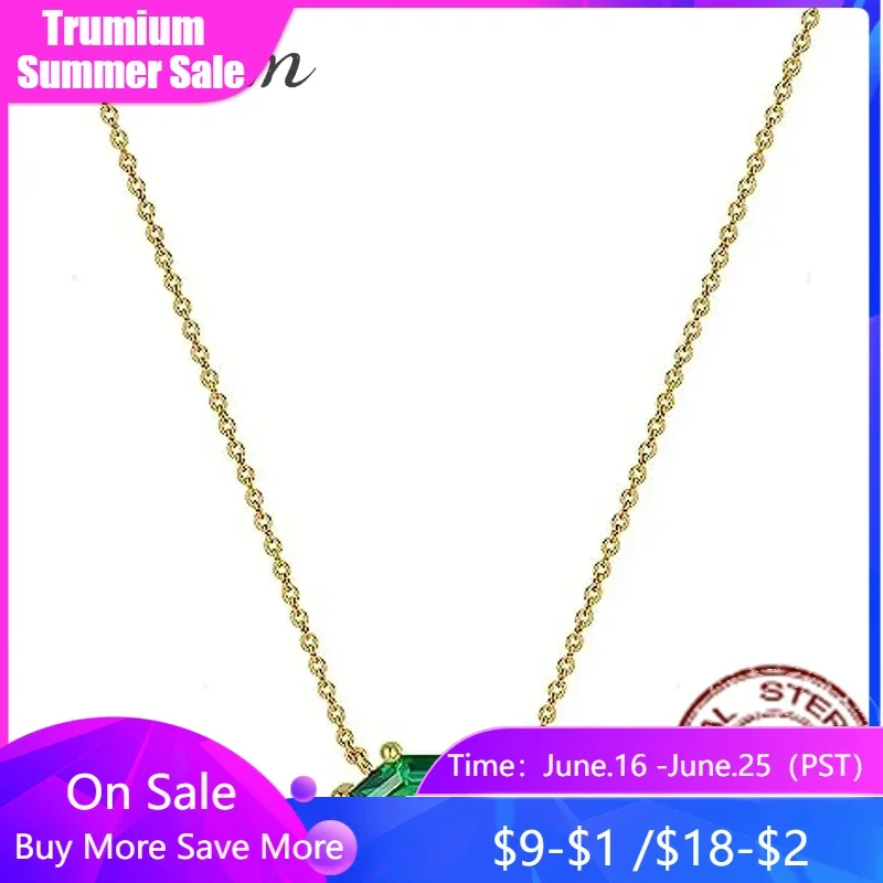 Trumium Emerald Pendant Necklace for Women 14K Gold Plated 925 Sterling Silver Dainty Created Green Emerald Jewelry Gifts
Trumium Emerald Pendant Necklace for Women 14K Gold Plated 925 Sterling Silver Dainty Created Green Emerald Jewelry Gifts