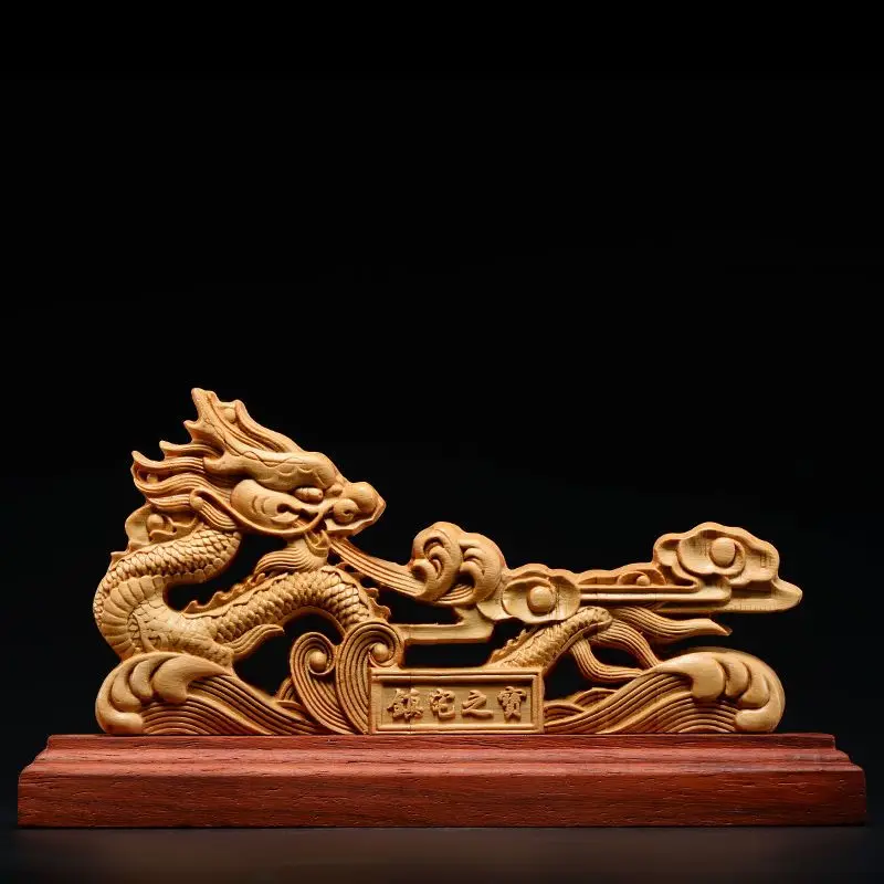 Cliff Cypress Wood Carving Dragon Ornaments Carving Zodiac Home Living Room Decoration Crafts
Cliff Cypress Wood Carving Dragon Ornaments Carving Zodiac Home Living Room Decoration Crafts