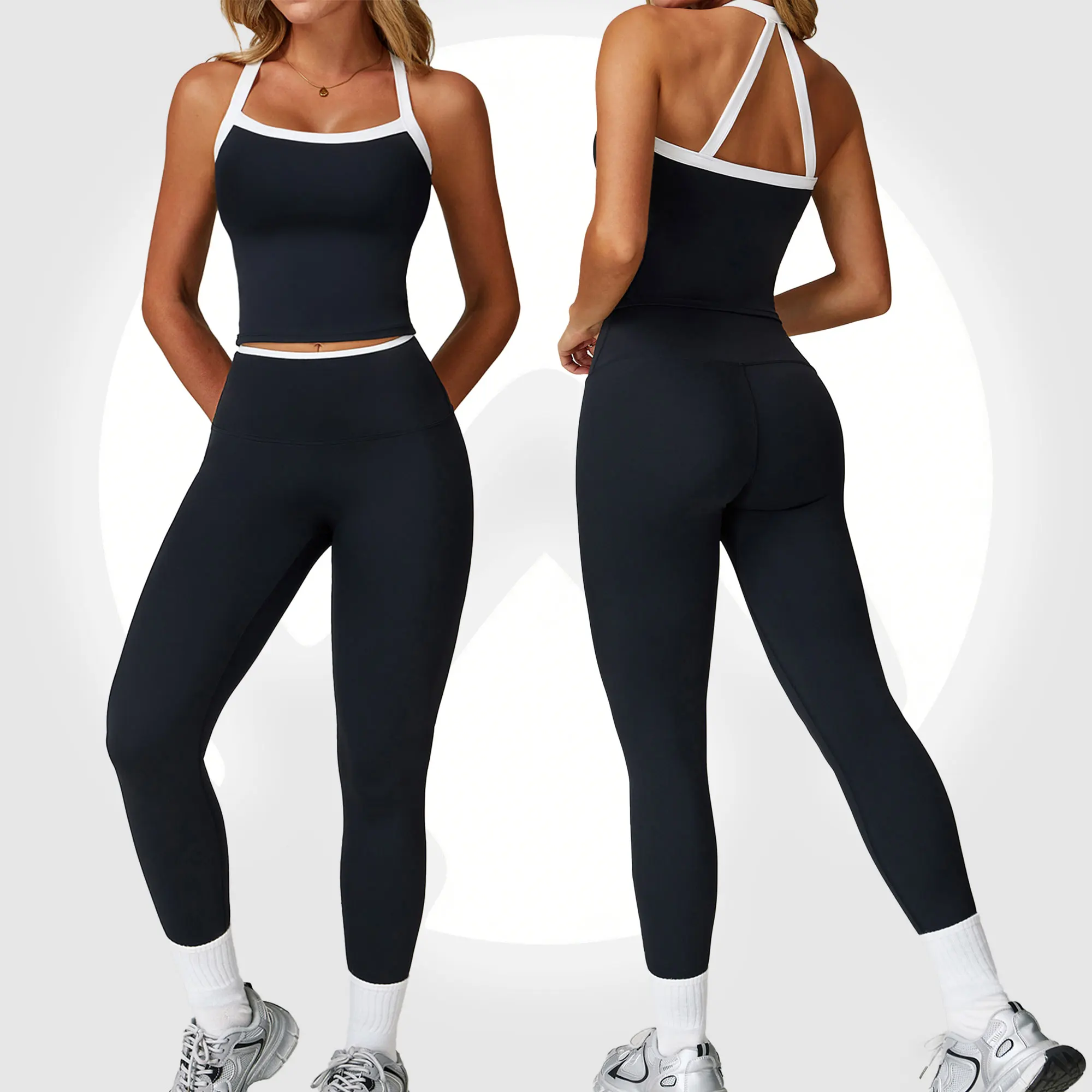 Women’s Tank Top & Shorts Set High Stretch Sports Suit Yoga Outfits Workout Clothes for Fitness Gym Running Outdoor Activities
Women’s Tank Top & Shorts Set High Stretch Sports Suit Yoga Outfits Workout Clothes for Fitness Gym Running Outdoor Activities