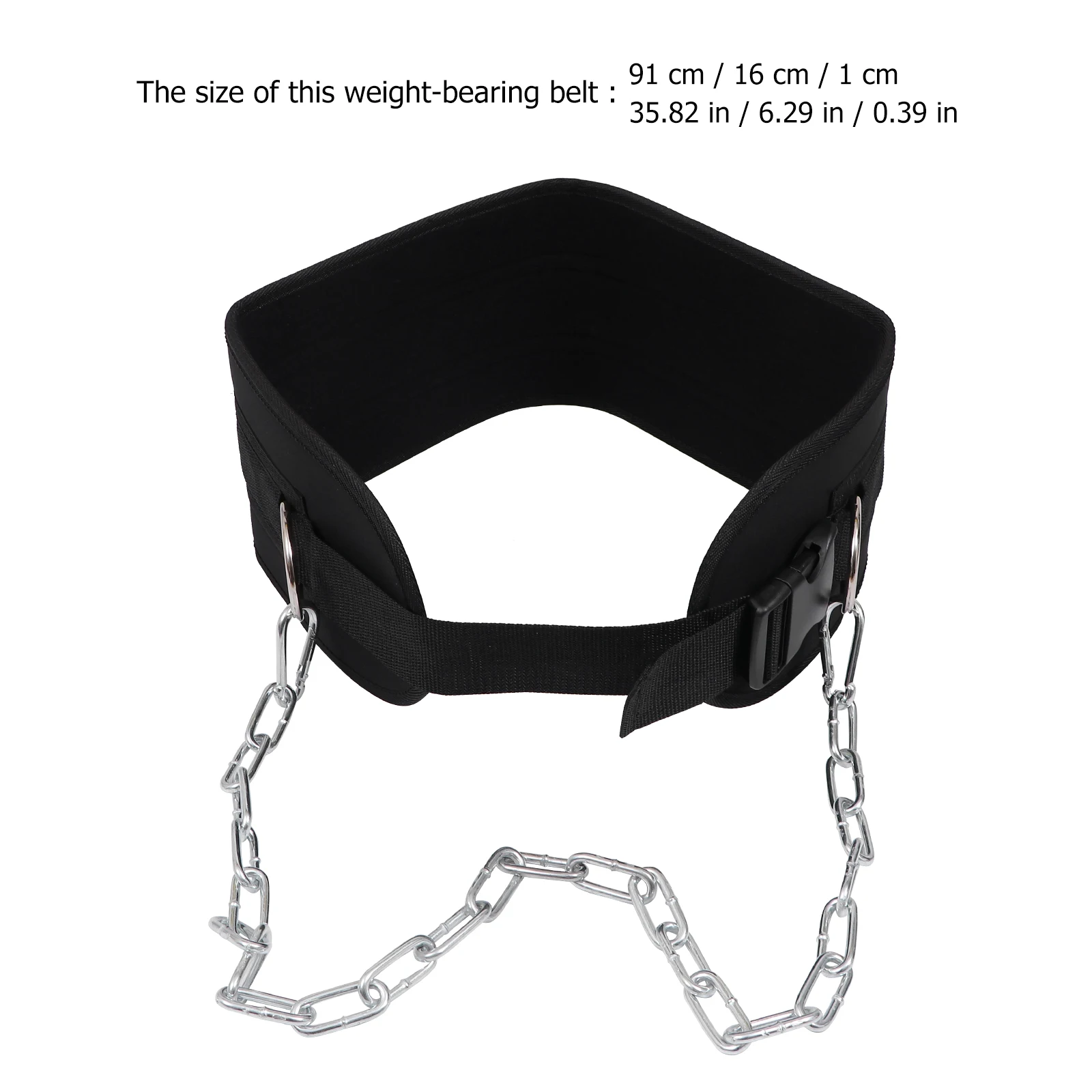 1pc Weightlifting Waist Belt Thickened Knit Eva Seam Detachable Chain Adjustable Muscle Resistance Training Fitness Bodybuilding
1pc Weightlifting Waist Belt Thickened Knit Eva Seam Detachable Chain Adjustable Muscle Resistance Training Fitness Bodybuilding