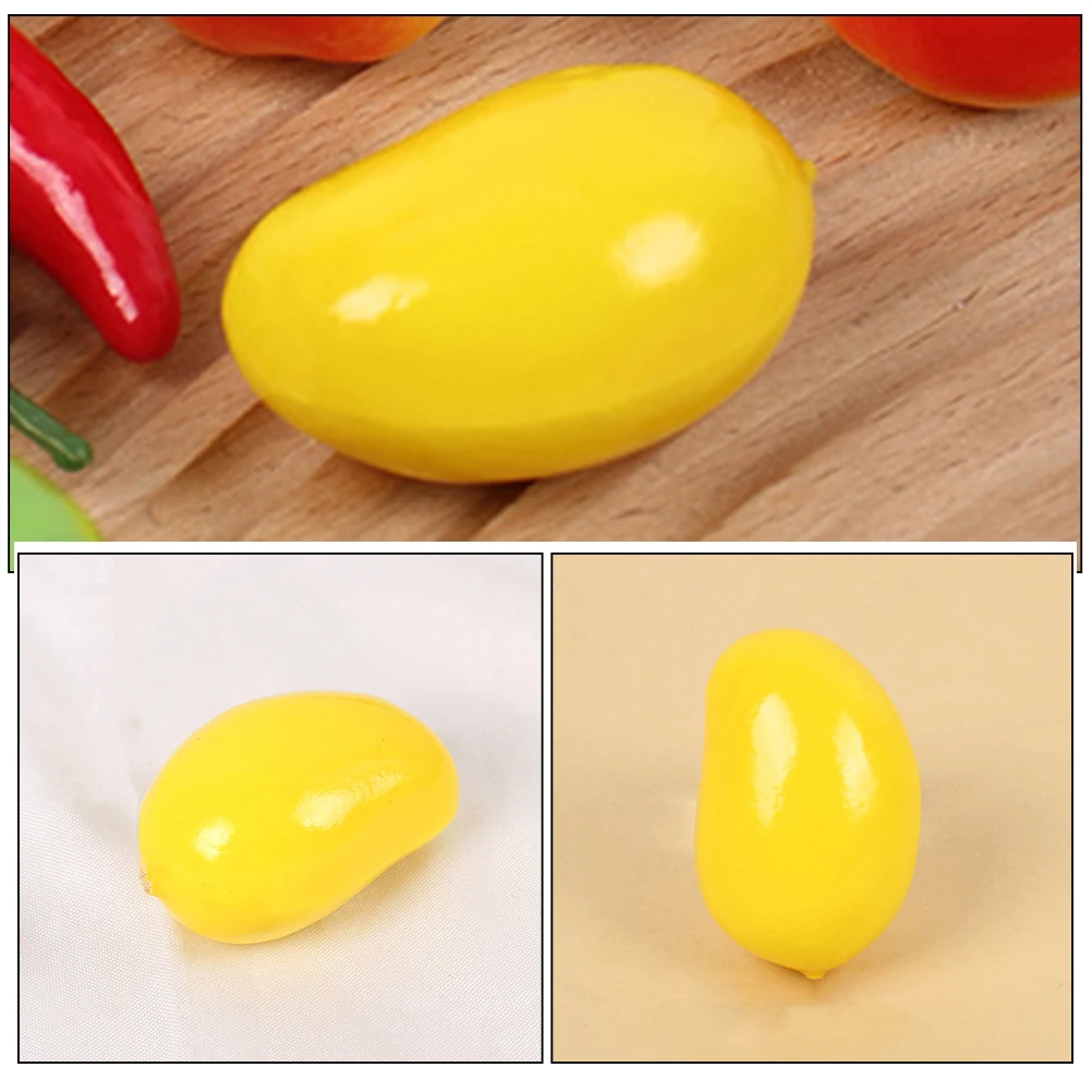 32pcs Mini Artificial Mangos Decorative Foam Fruits Kitchen Table Centerpieces Photo Props Safe Kids Educational Toys
32pcs Mini Artificial Mangos Decorative Foam Fruits Kitchen Table Centerpieces Photo Props Safe Kids Educational Toys