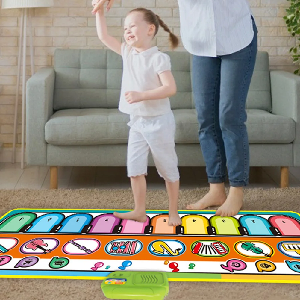 Piano Keyboard Mat Music Blanket for Kids Foldable Electric Floor Playmat with Volume Control Strong Load-Bearing Capacity Baby
Piano Keyboard Mat Music Blanket for Kids Foldable Electric Floor Playmat with Volume Control Strong Load-Bearing Capacity Baby