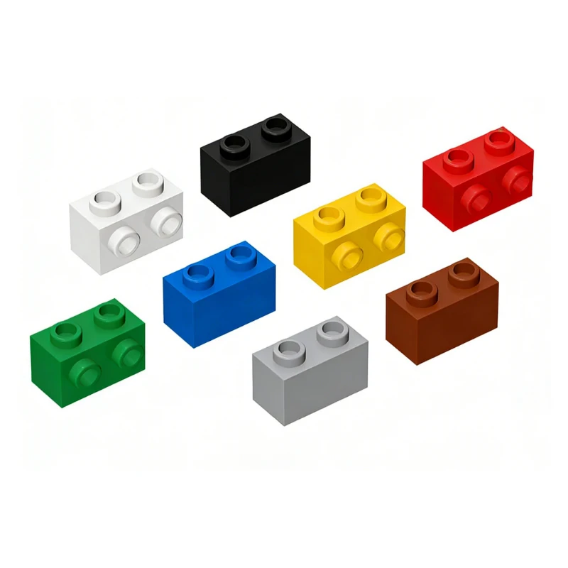 55pcs MOC compatible 11211 building block parts, 1x2 single-sided with adapter protruding brick, DIY children's toy gift
55pcs MOC compatible 11211 building block parts, 1x2 single-sided with adapter protruding brick, DIY children's toy gift