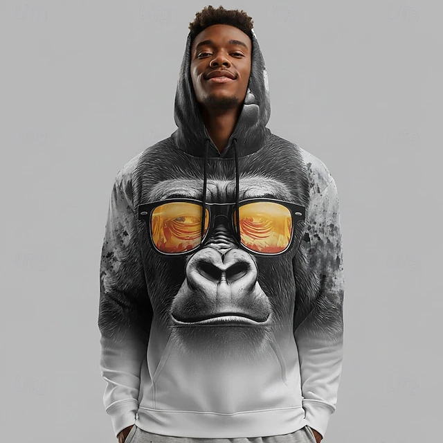 Cartoon Animals Gorilla Fashion Hoodies 3d Print Funny Smiling Monkey Graphic Men Women Hoodie Casual Pullover Kids Sweatshirts
Cartoon Animals Gorilla Fashion Hoodies 3d Print Funny Smiling Monkey Graphic Men Women Hoodie Casual Pullover Kids Sweatshirts