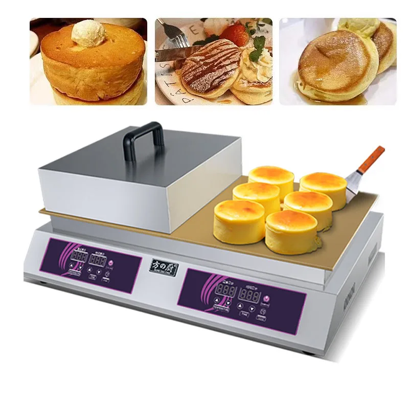 Stainless Steel Souffle Machine Fluffy Japanese Souffle Pancakes Maker machine Non-stick Waffle Maker 110v 220v
Stainless Steel Souffle Machine Fluffy Japanese Souffle Pancakes Maker machine Non-stick Waffle Maker 110v 220v
