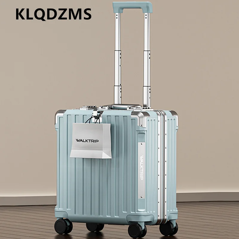 KLQDZMS Small Suitcase Aluminum Frame Boarding Box 18 Inches ABS + PC Boarding Box Business Password Box with Wheel Luggage
KLQDZMS Small Suitcase Aluminum Frame Boarding Box 18 Inches ABS + PC Boarding Box Business Password Box with Wheel Luggage