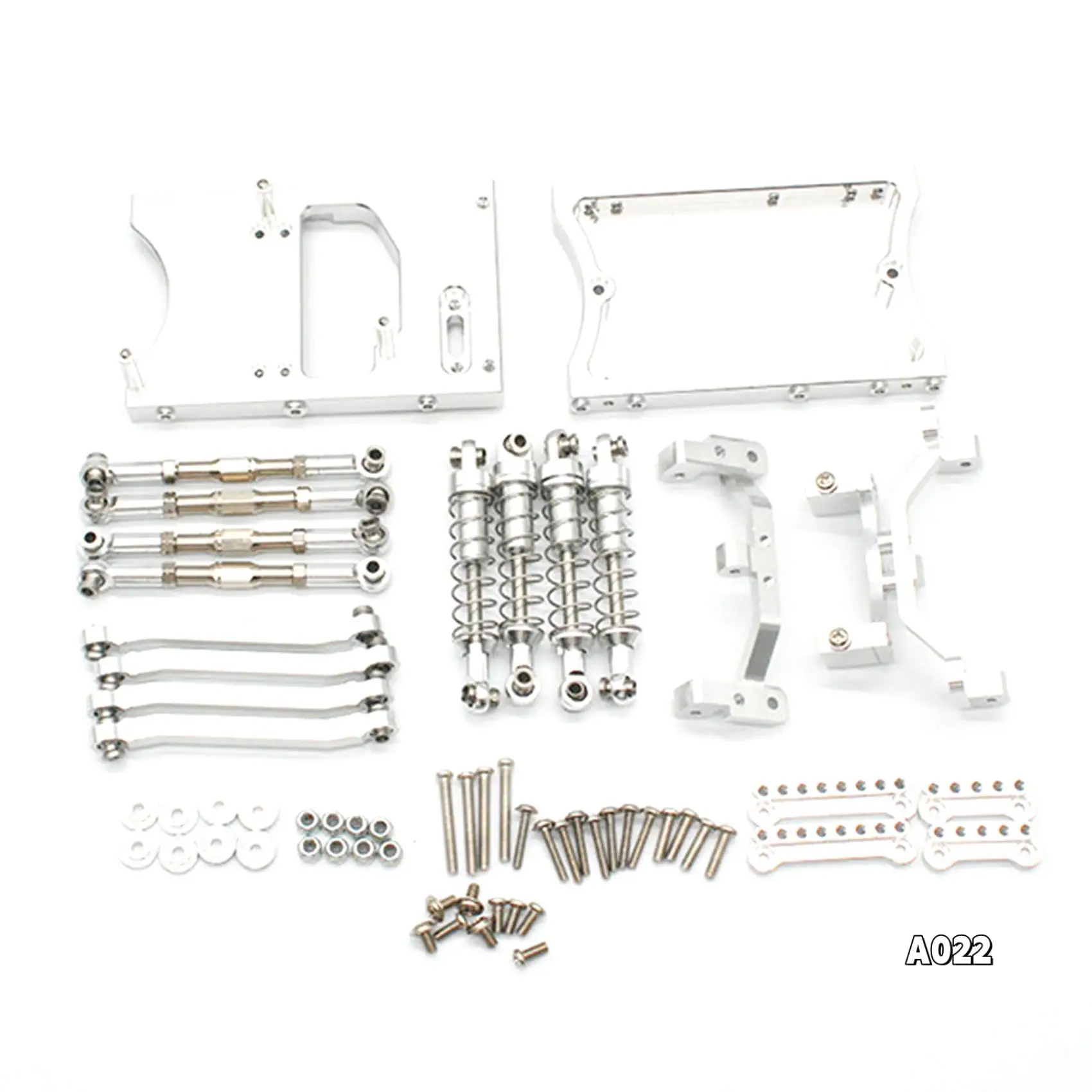 2 Set Chassis Pull Rods Servo Fixed Mount Bracket Shock Absorber For MN D90 D91 MN99S 1/12 RC Car Parts, Black & Silver
2 Set Chassis Pull Rods Servo Fixed Mount Bracket Shock Absorber For MN D90 D91 MN99S 1/12 RC Car Parts, Black & Silver