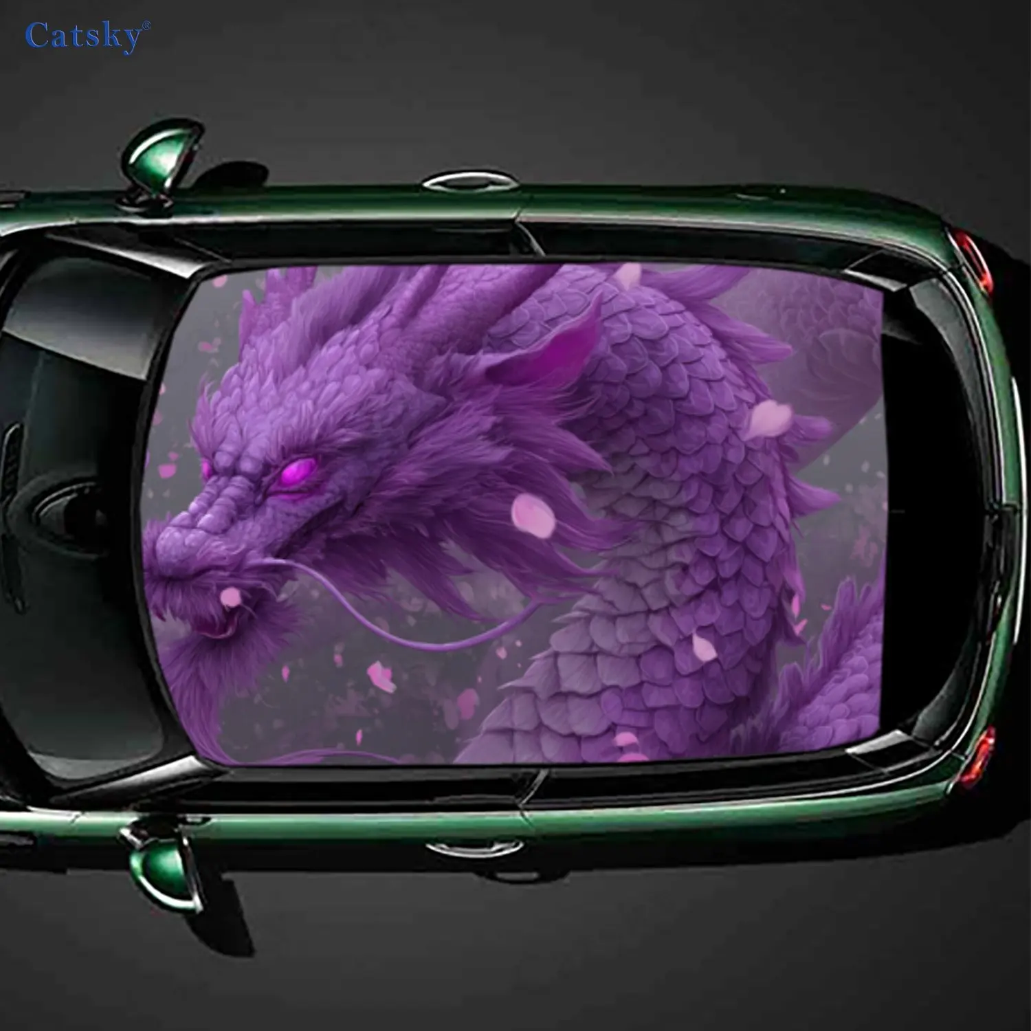Purple Dragon Fantasy Exploration Car Roof Sticker, PVC Self-Adhesive Waterproof Car Vinyl Decal, Car Decoration Protection Stic
Purple Dragon Fantasy Exploration Car Roof Sticker, PVC Self-Adhesive Waterproof Car Vinyl Decal, Car Decoration Protection Stic
