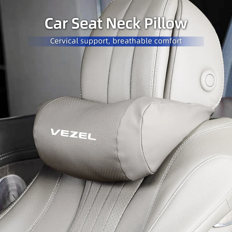 Car Leather Headrest Car Interior Products Perforated Breathable Seat Protection Neck Pillow For Vezel
Car Leather Headrest Car Interior Products Perforated Breathable Seat Protection Neck Pillow For Vezel