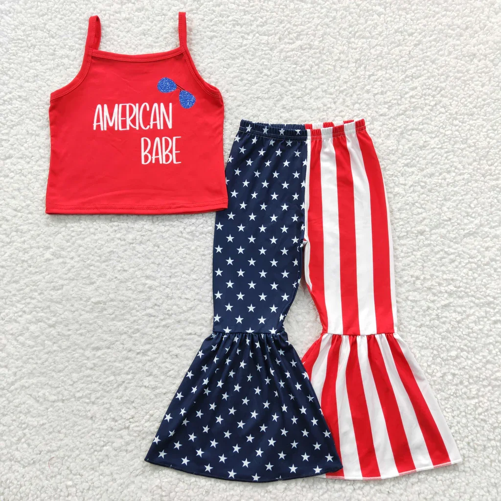 Wholesale National day American Babe Red Blue Girl's Set Clothing
Wholesale National day American Babe Red Blue Girl's Set Clothing