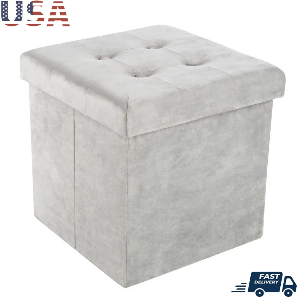 15 Inch Velvet Tufted Storage Ottoman Footrest Linen Chest Multipurpose Cube Bench Living Room Bedroom Entryway Utility Room
15 Inch Velvet Tufted Storage Ottoman Footrest Linen Chest Multipurpose Cube Bench Living Room Bedroom Entryway Utility Room