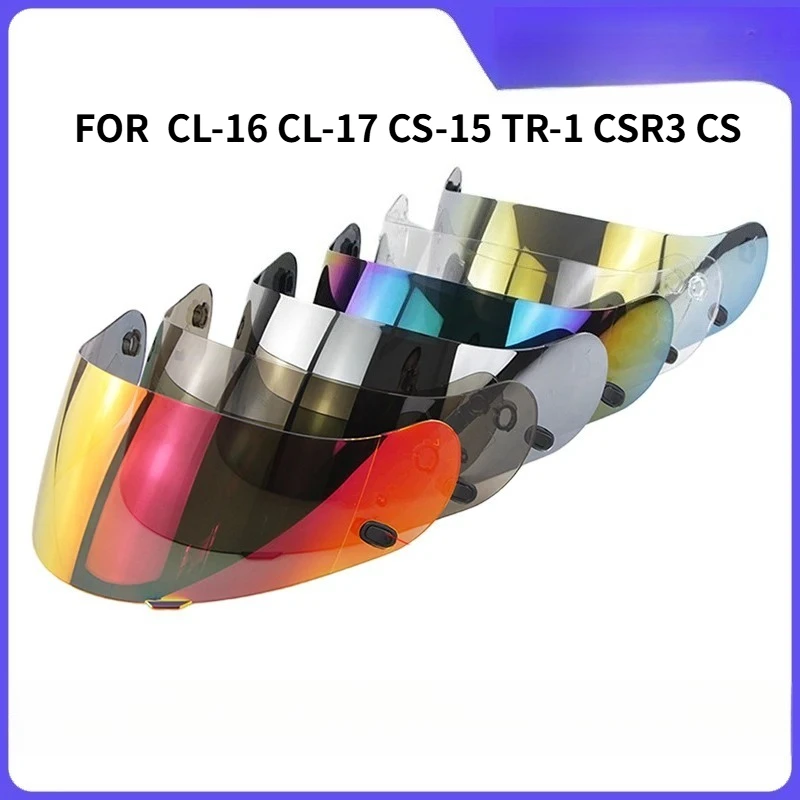 New Motorcycle Helmet Shield for CL-16 CL-17 CS-15 TR-1 CSR3 CS Moto Visor Lens Windshield
New Motorcycle Helmet Shield for CL-16 CL-17 CS-15 TR-1 CSR3 CS Moto Visor Lens Windshield