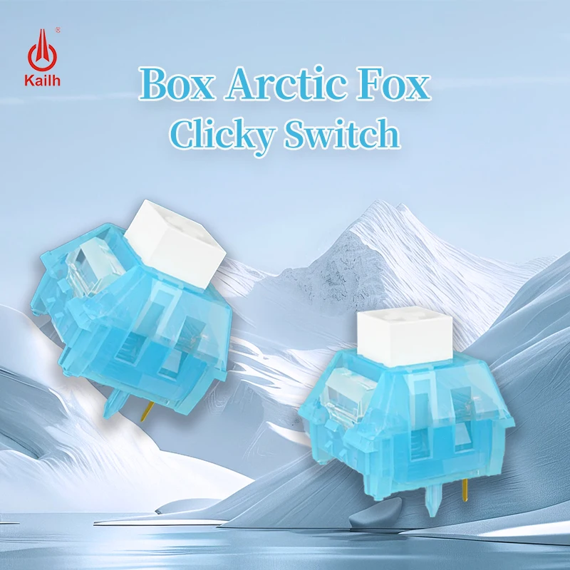 Kailh Box Arctic Fox Switch RGB SMD Clicky Switches For Mechanical Keyboard MX Switch 5 pins Blue White Custom Hot Swap
Kailh Box Arctic Fox Switch RGB SMD Clicky Switches For Mechanical Keyboard MX Switch 5 pins Blue White Custom Hot Swap