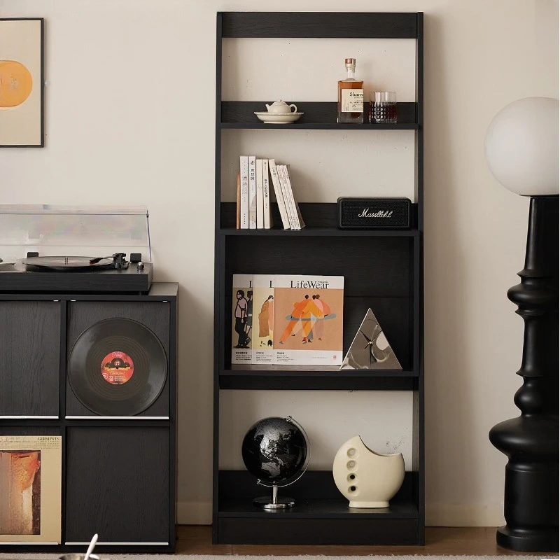 black minimalist wall shelves floor standing light luxury magazine rack wooden display стійка для журналів organizer furniture
black minimalist wall shelves floor standing light luxury magazine rack wooden display стійка для журналів organizer furniture