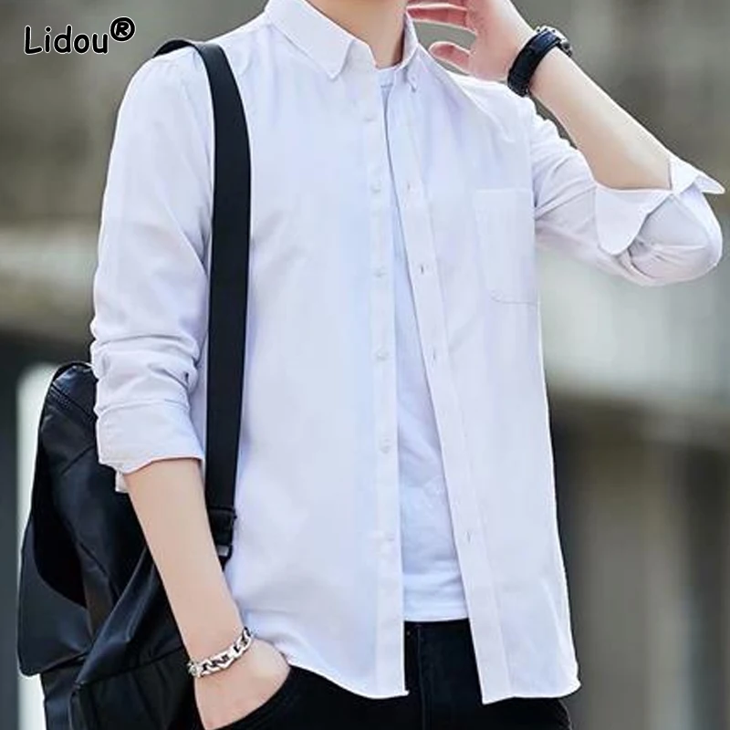 2023 Spring Summer Thin Turn-down Collar Shirts Man Solid Handsome Business Casual Pockets Button Fashion Formal Men's Clothing
2023 Spring Summer Thin Turn-down Collar Shirts Man Solid Handsome Business Casual Pockets Button Fashion Formal Men's Clothing