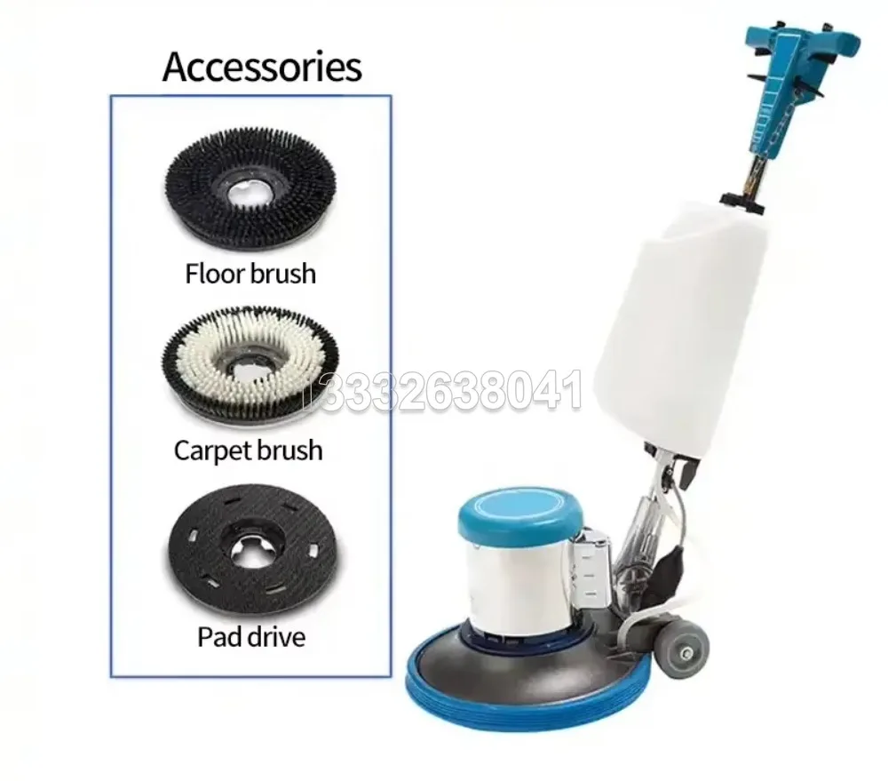 Commercial Floor Brushing Machine Multifunctional Floor Washing Scrubber Carpet Cleaning Machine Hand Push Floor Scrubber BF522
Commercial Floor Brushing Machine Multifunctional Floor Washing Scrubber Carpet Cleaning Machine Hand Push Floor Scrubber BF522