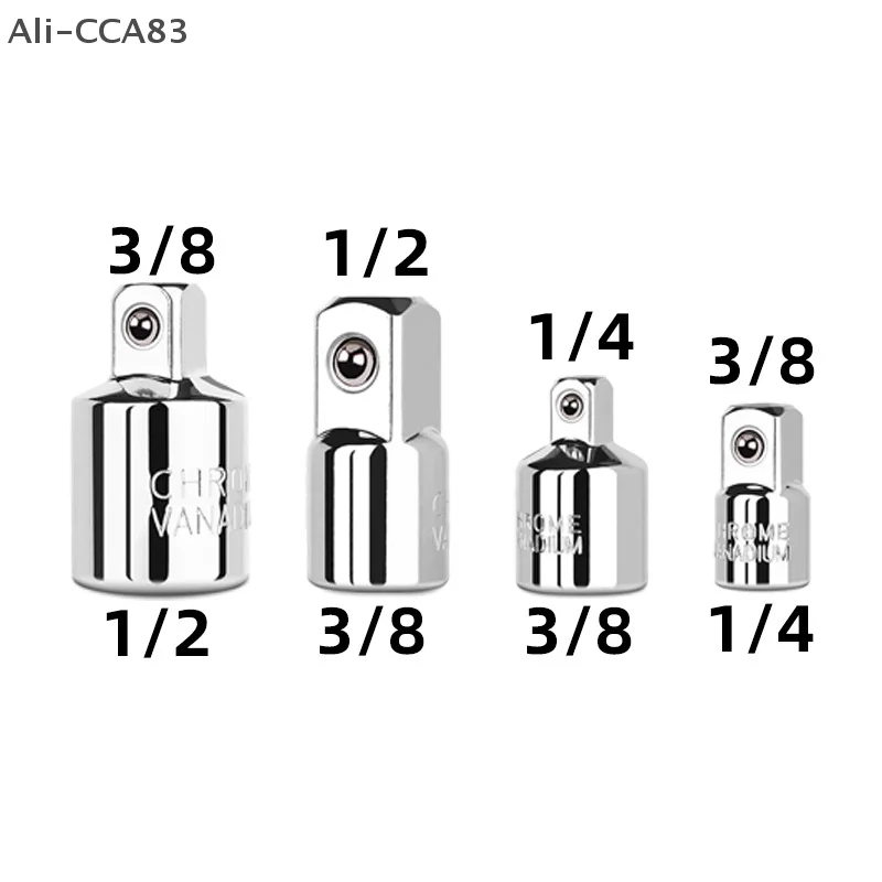 Steel Ratchet Wrench 1/4" 3/8" 1/2" Socket Converter Sleeve Head Adapter Chrome Vanadium Sleeve Drive Wrench Transform Joint
Steel Ratchet Wrench 1/4" 3/8" 1/2" Socket Converter Sleeve Head Adapter Chrome Vanadium Sleeve Drive Wrench Transform Joint