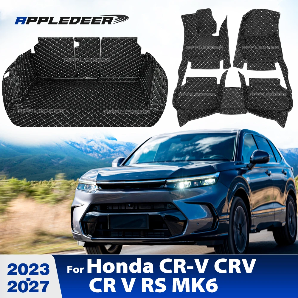 Car Floor Mats For Honda CR-V CRV CR V RS MK6 7-seat 2023-2027 2026 Car Trunk Mats Cargo Liner Foot Mats Interior Accessories
Car Floor Mats For Honda CR-V CRV CR V RS MK6 7-seat 2023-2027 2026 Car Trunk Mats Cargo Liner Foot Mats Interior Accessories