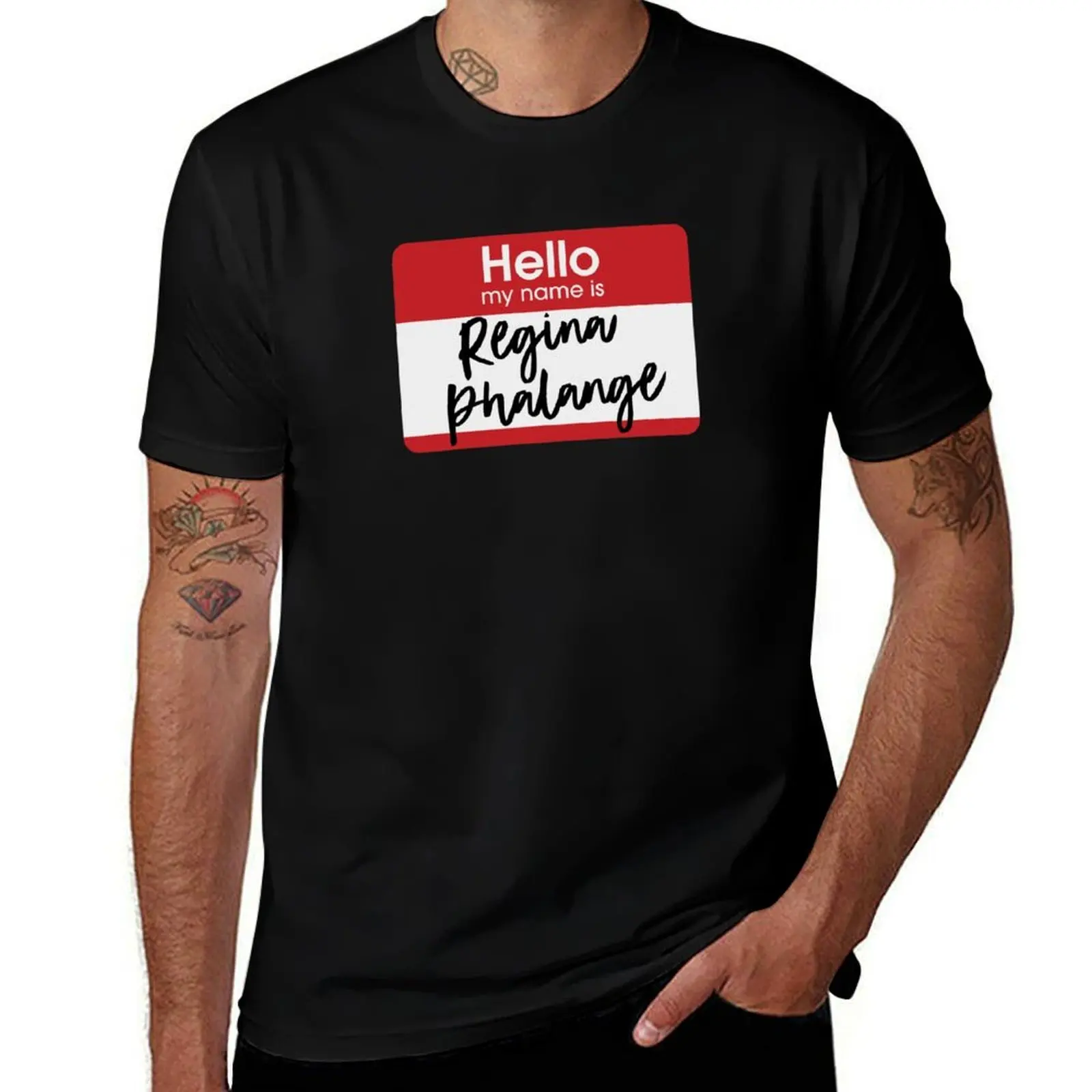 Hello My Name Is Regina Phalange T-Shirt clothes graphic t shirts blanks summer shirt Short sleeve tee men
Hello My Name Is Regina Phalange T-Shirt clothes graphic t shirts blanks summer shirt Short sleeve tee men