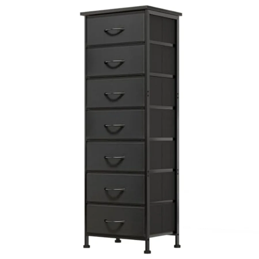 Tall Skinny Dresser for Bedroom Narrow Storage Dresser Organizer with 7 Fabric Drawers Nightstand Furniture in Closet Entryway
Tall Skinny Dresser for Bedroom Narrow Storage Dresser Organizer with 7 Fabric Drawers Nightstand Furniture in Closet Entryway