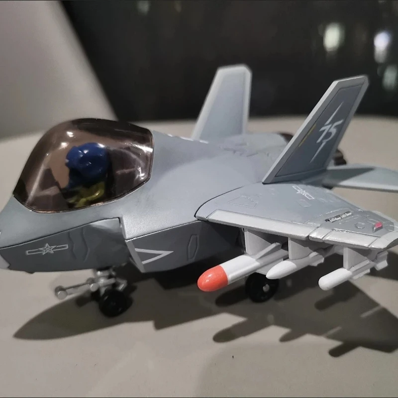 Aircraft Model Cartoon Q-Version J-35 Model Fighter Jet Aviation Aircraft Alloy Collection Home Decoration Some Parts Movable
Aircraft Model Cartoon Q-Version J-35 Model Fighter Jet Aviation Aircraft Alloy Collection Home Decoration Some Parts Movable
