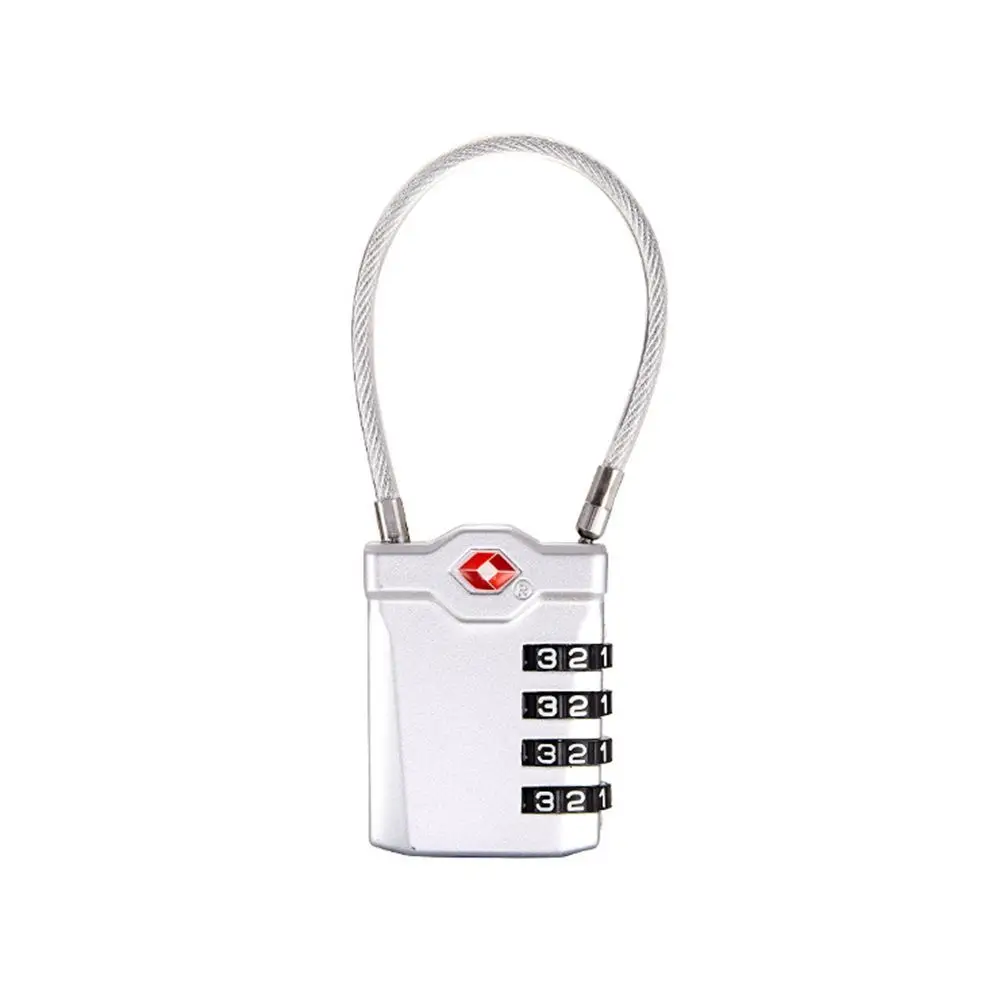 Waterproof Portable Small Padlock Padlock with Steel Cable TSA Customs Lock Smart Combination Lock Customs Code Lock
Waterproof Portable Small Padlock Padlock with Steel Cable TSA Customs Lock Smart Combination Lock Customs Code Lock