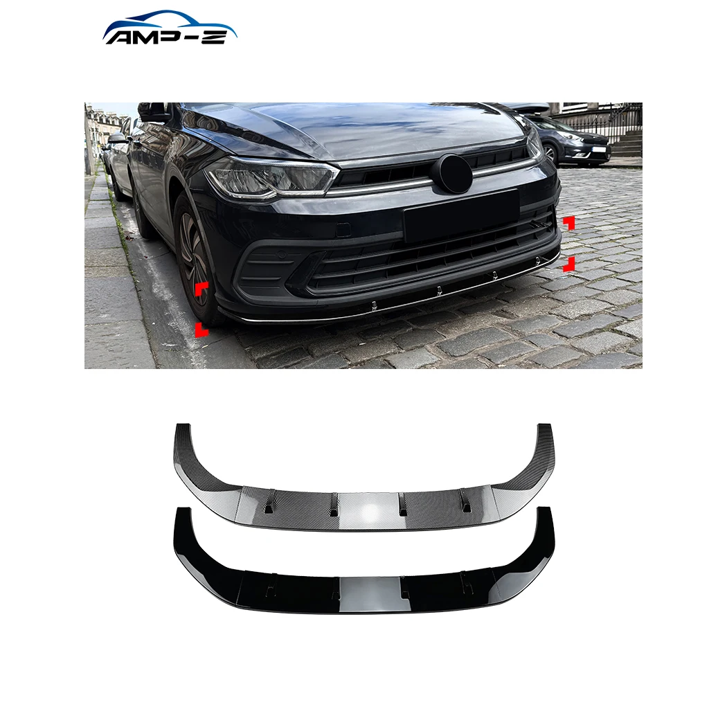 AMP-Z Polo Gloss Black Plastic Material Front Bumper Lip Front Spoiler for VW Polo MK6.5 2022+ Car Accessories
AMP-Z Polo Gloss Black Plastic Material Front Bumper Lip Front Spoiler for VW Polo MK6.5 2022+ Car Accessories