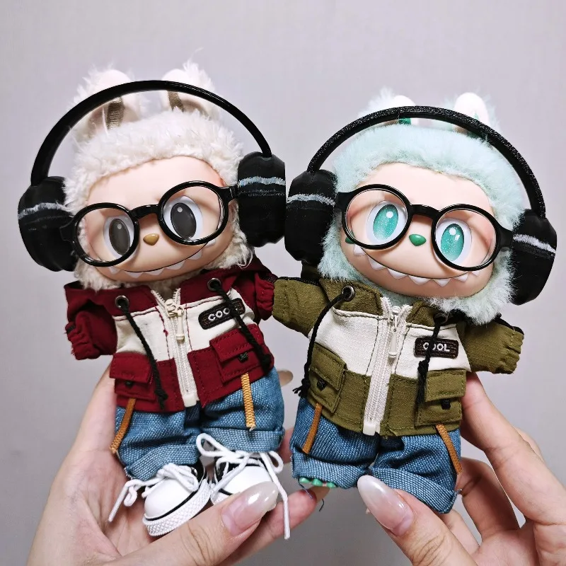 Для 17 см куклы Labubu, зеленый свитшот с капюшоном, комплект одежды Labubu, милые модные аксессуары с героями мультфильмов «сделай сам», игрушка в подарок для девочек
Для 17 см куклы Labubu, зеленый свитшот с капюшоном, комплект одежды Labubu, милые модные аксессуары с героями мультфильмов «сделай сам», игрушка в подарок для девочек