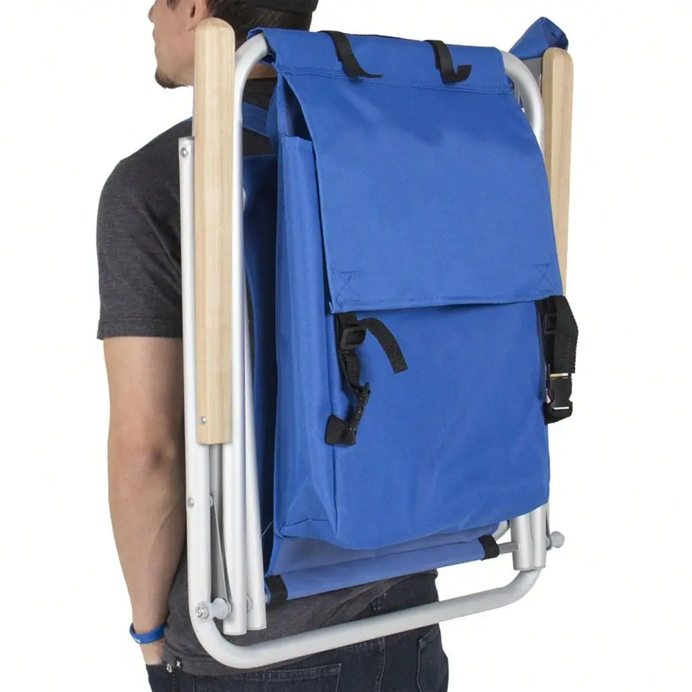 High Strength Beach Chair With Adjustable Headrest Blue
High Strength Beach Chair With Adjustable Headrest Blue