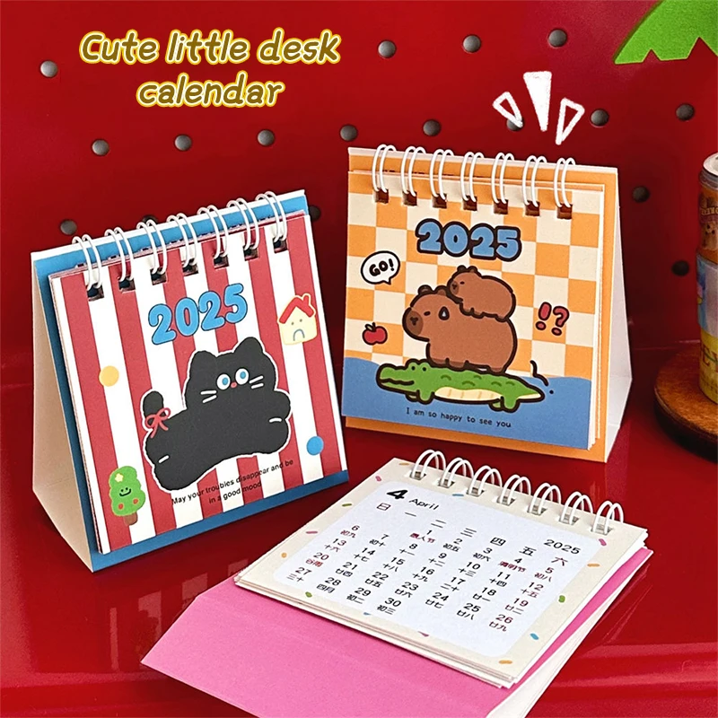 Cartoon Kawaii Standing Flip Desk Calendar Cute Portable Desk Calendar Mini Monthly Planner Home Office Decoration Gifts
Cartoon Kawaii Standing Flip Desk Calendar Cute Portable Desk Calendar Mini Monthly Planner Home Office Decoration Gifts