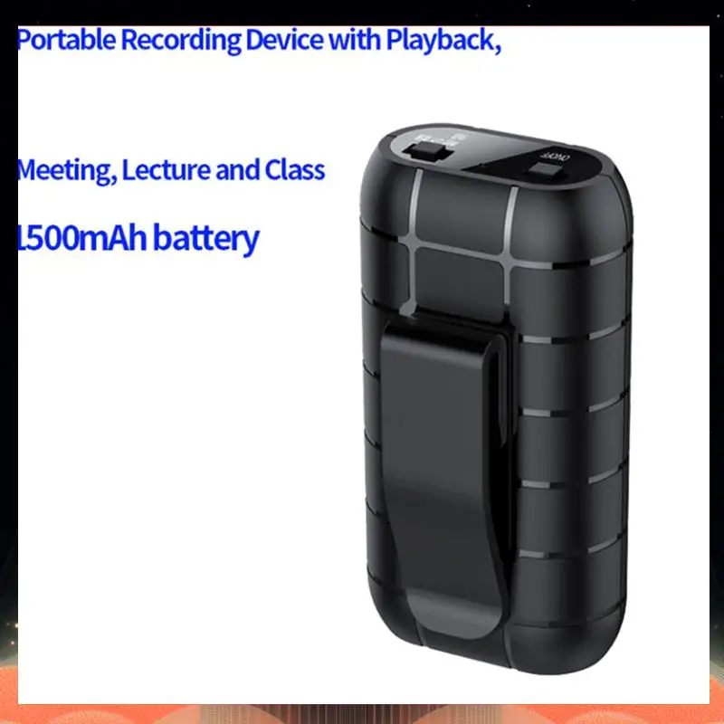 8GB Digital Recording Device Multi-Function Voice Recorder Portable, Long Standby, Large For Recording Music, Conference-TCE
8GB Digital Recording Device Multi-Function Voice Recorder Portable, Long Standby, Large For Recording Music, Conference-TCE