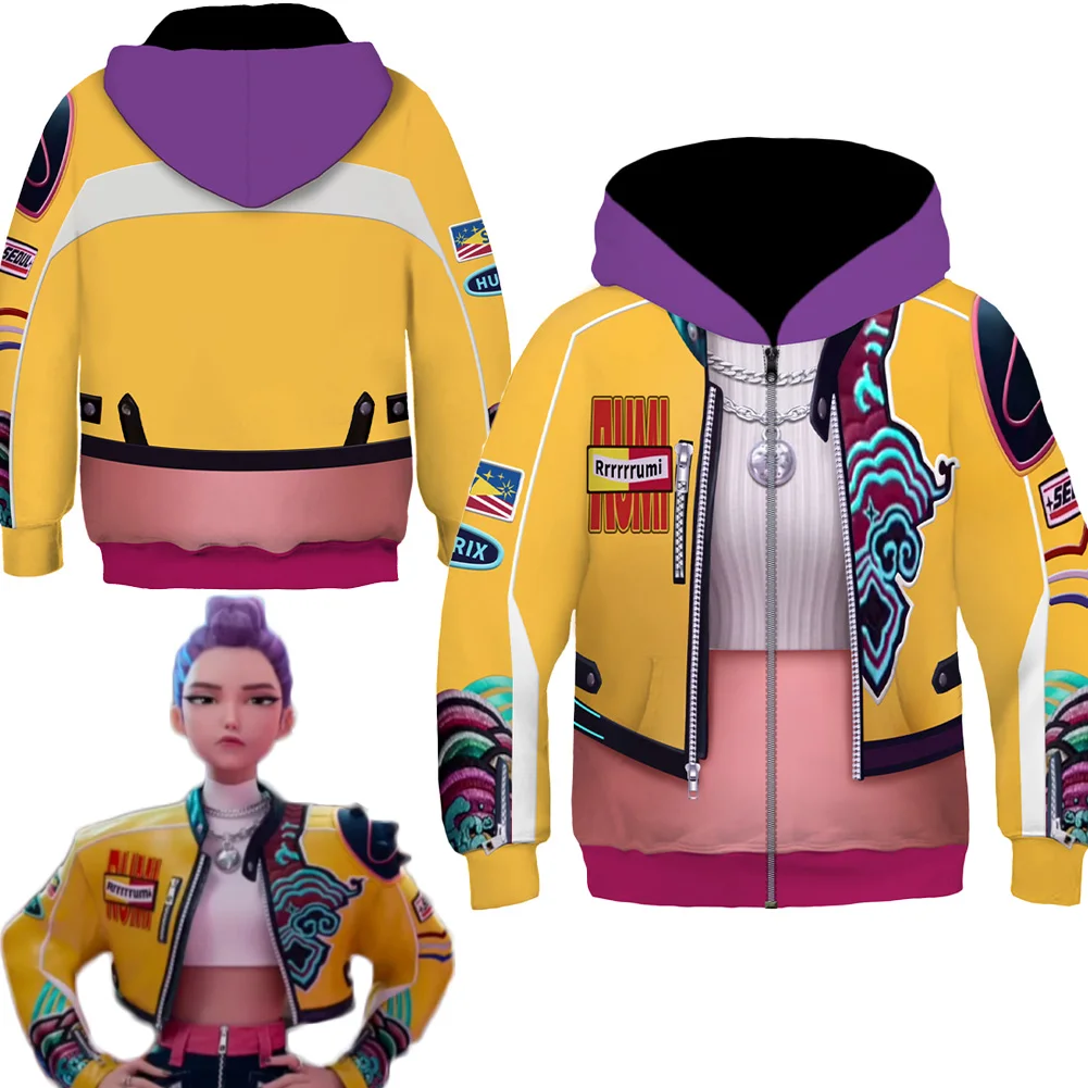 Fantasia KPop Rumi Cosplay Girls Clothing 2025 Movie Demon Hunter Disfraz Costume 6 to 14 Years Halloween Carnival Party Clothes
Fantasia KPop Rumi Cosplay Girls Clothing 2025 Movie Demon Hunter Disfraz Costume 6 to 14 Years Halloween Carnival Party Clothes