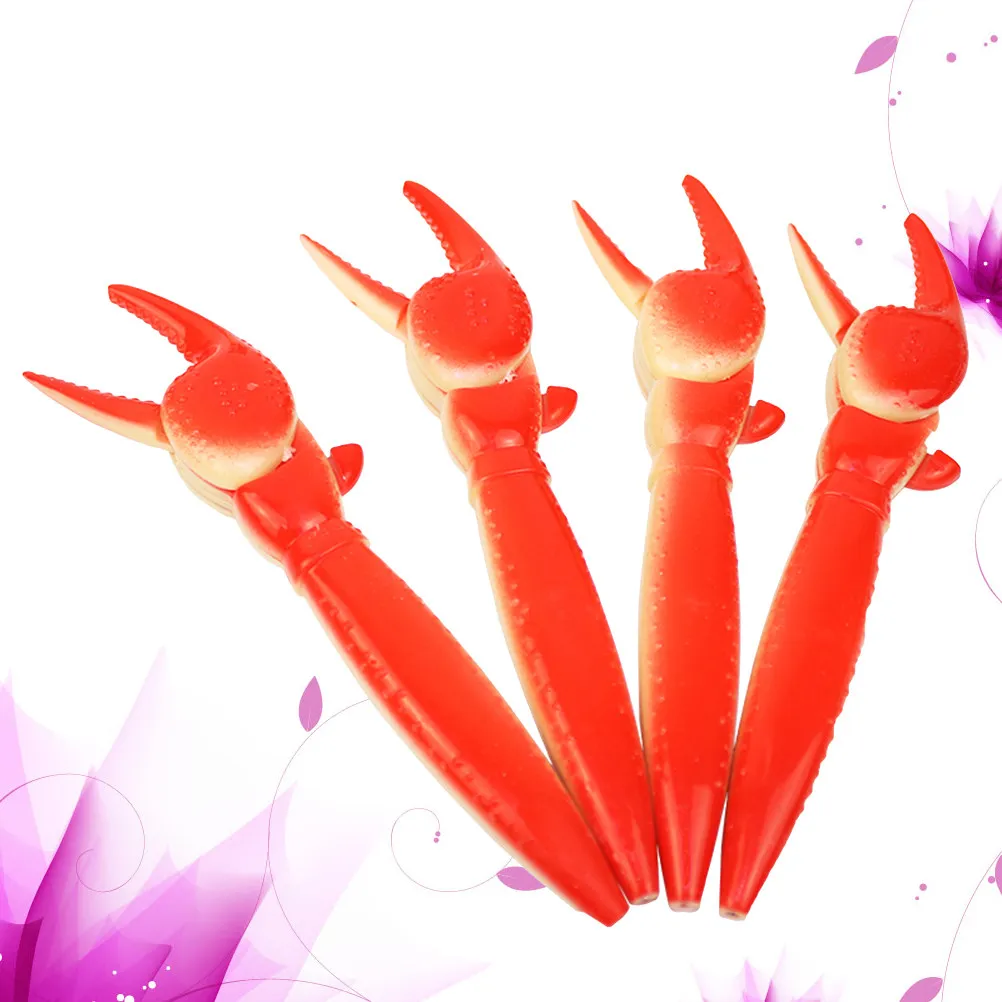 4Pcs Plastic Ballpoint Pens Lobster Paw Design Creative Sign Writing Supplies for School Office Home Ball-Point Pen
4Pcs Plastic Ballpoint Pens Lobster Paw Design Creative Sign Writing Supplies for School Office Home Ball-Point Pen