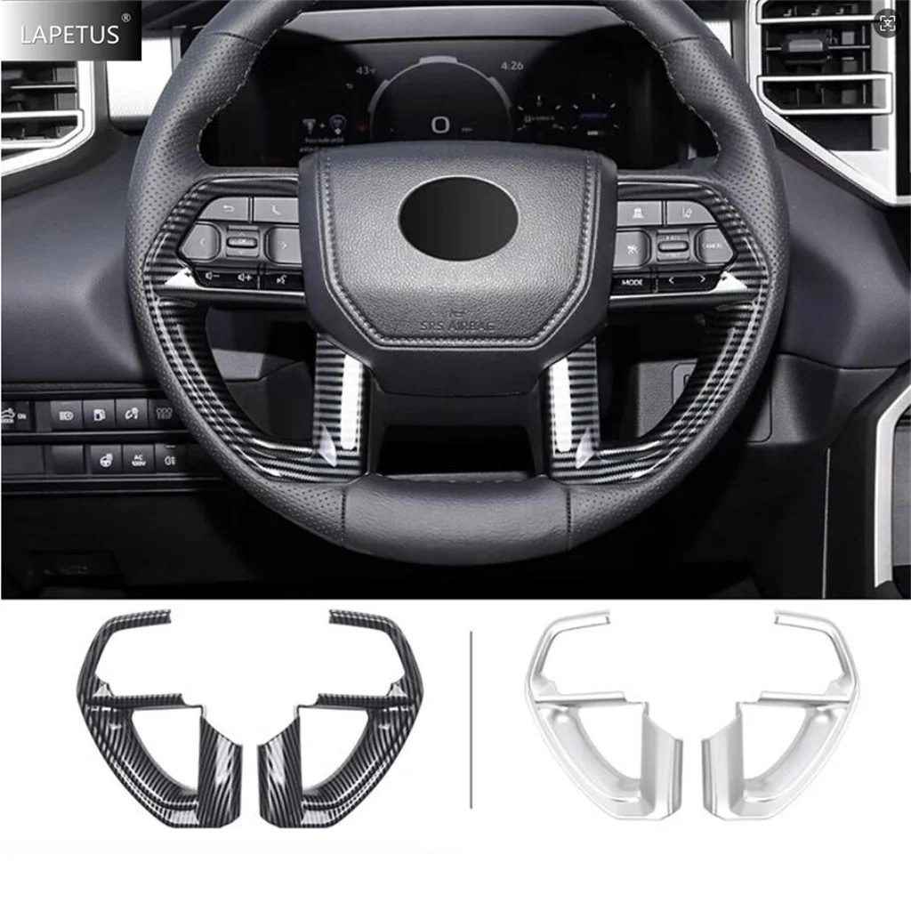 For Toyota Tundra 2022 2023 2024 2025 Car Interior ABS Carbon Fiber Steering Wheel Frame Decoration Cover Trim Matte Accessories
For Toyota Tundra 2022 2023 2024 2025 Car Interior ABS Carbon Fiber Steering Wheel Frame Decoration Cover Trim Matte Accessories