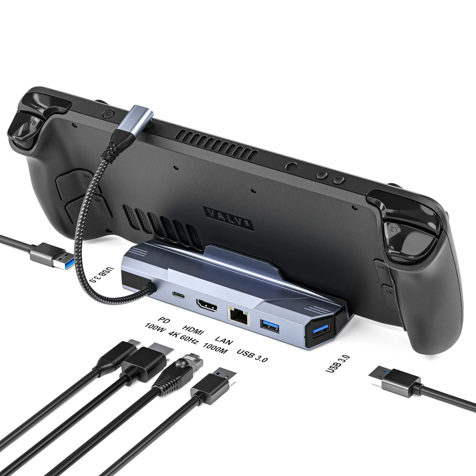 1 PCS 6 In 1 USB C Hub USB C Docking Station To -Compatible 4K60hz RJ45 PD100W Dock USB 3.0 HUB Aluminum Alloy Extended
1 PCS 6 In 1 USB C Hub USB C Docking Station To -Compatible 4K60hz RJ45 PD100W Dock USB 3.0 HUB Aluminum Alloy Extended