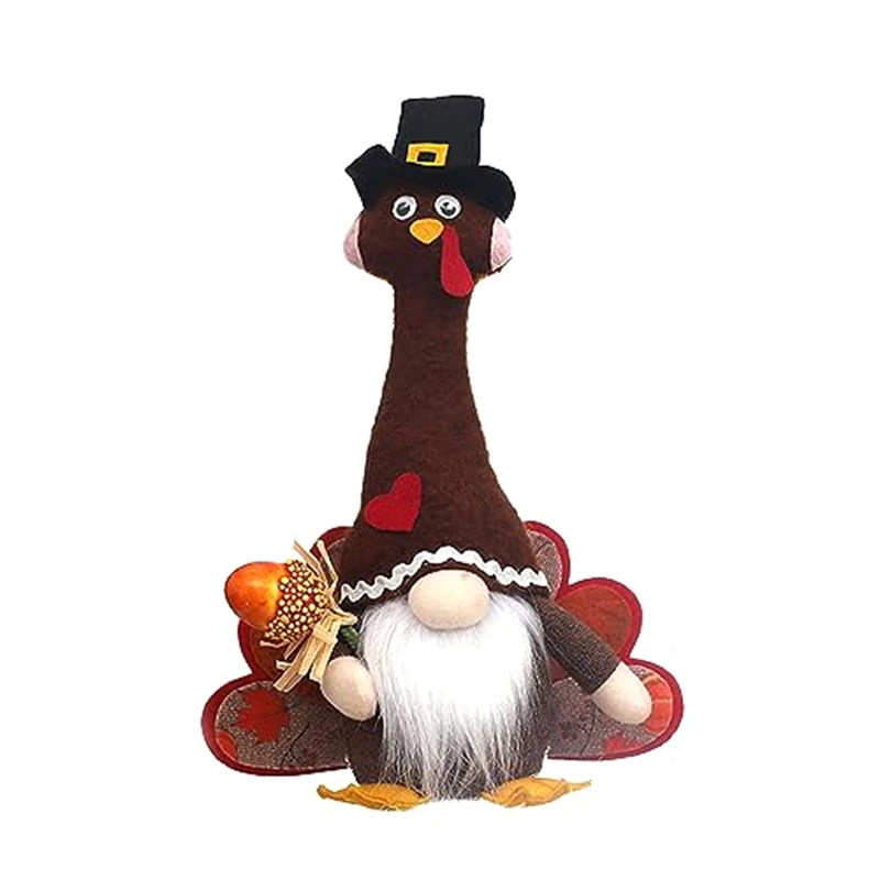 Fall Gnomes Plush, Handmade Thanksgiving Glowing Turkey Autumn Decorations Harvest Gift, Home Kitchen Decor Supplies
Fall Gnomes Plush, Handmade Thanksgiving Glowing Turkey Autumn Decorations Harvest Gift, Home Kitchen Decor Supplies