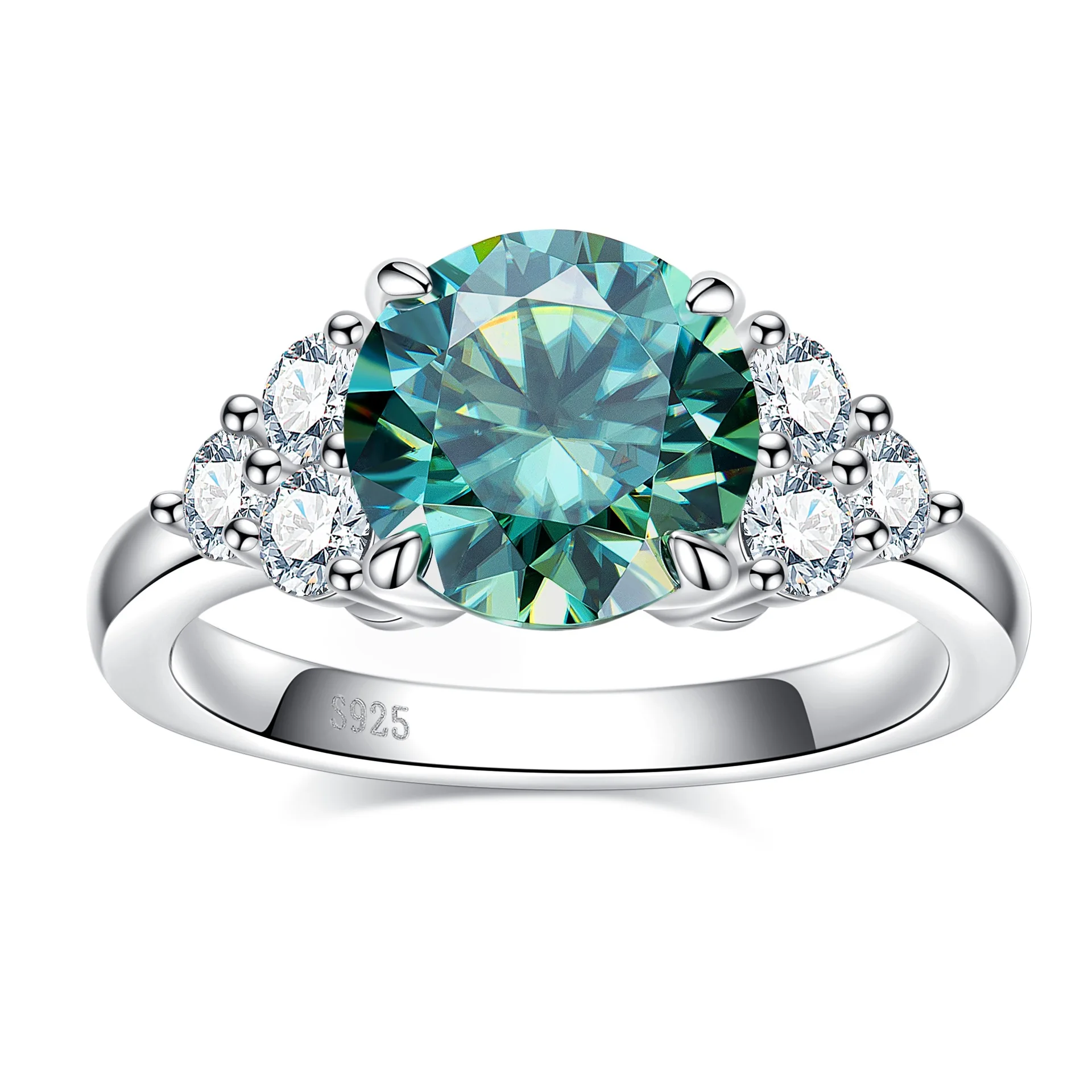 Carnica 9mm 3CT Light Blue Stone Real Moissanite Ring for Women 100% S925 Sterling Silver Sparkling Wedding Band GRA D Color Hot
Carnica 9mm 3CT Light Blue Stone Real Moissanite Ring for Women 100% S925 Sterling Silver Sparkling Wedding Band GRA D Color Hot