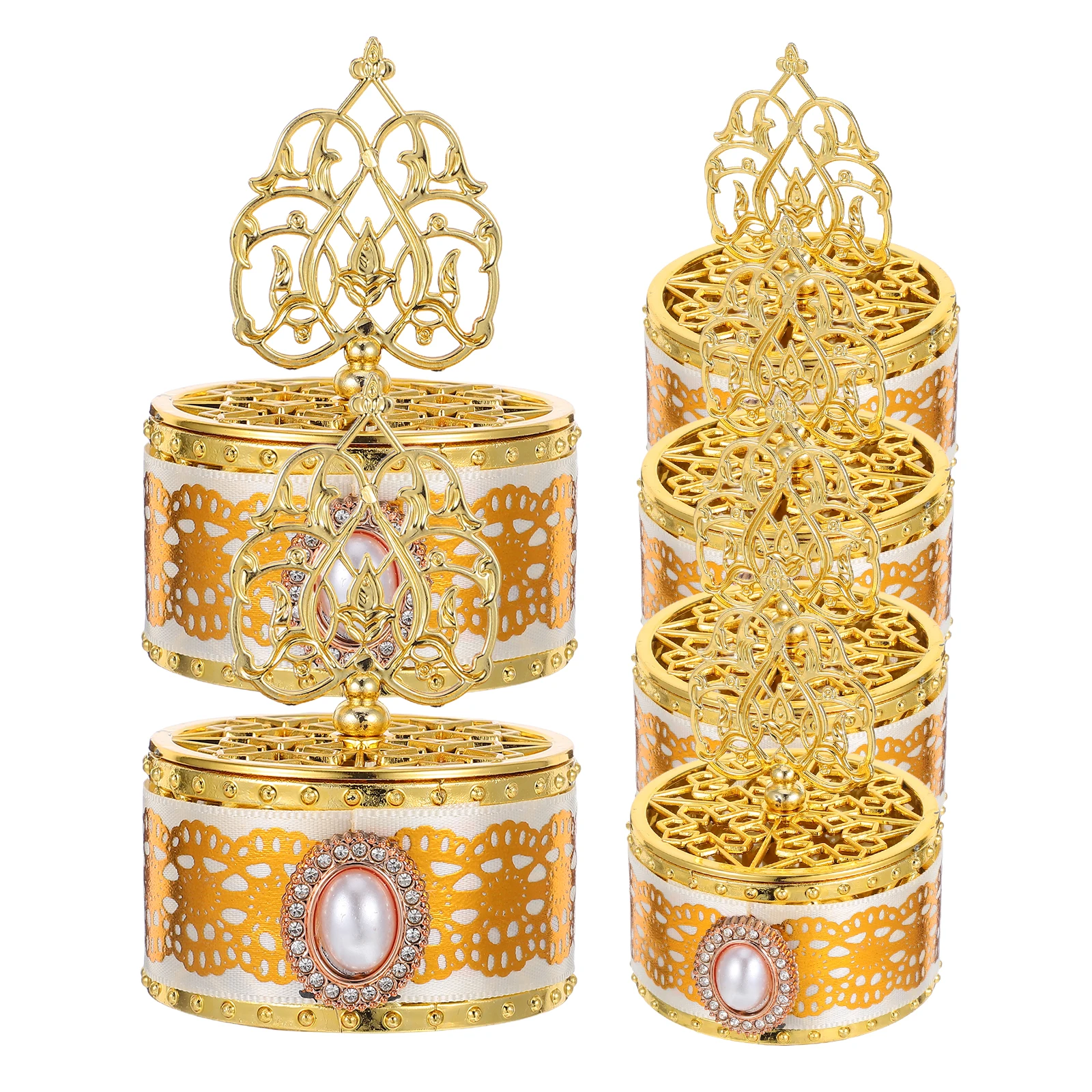 6pcs Middle Eastern Candy Boxes Elegant Design Birthday Party Favor Containers Snack Storage Sweets Biscuit Ramadan Treat Boxes
6pcs Middle Eastern Candy Boxes Elegant Design Birthday Party Favor Containers Snack Storage Sweets Biscuit Ramadan Treat Boxes