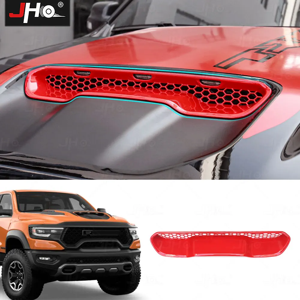 JHO Orange /Red Front Engine Hood Vent Cover Bonnet Air Intake Vent Scoop for Ram1500 TRX 2022 2023 2024 Exterior Accessories
JHO Orange /Red Front Engine Hood Vent Cover Bonnet Air Intake Vent Scoop for Ram1500 TRX 2022 2023 2024 Exterior Accessories